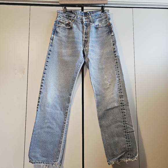 Levi's Other - Levis | Worn In Vintage 501 Cotton Straight Leg Jeans Size 33